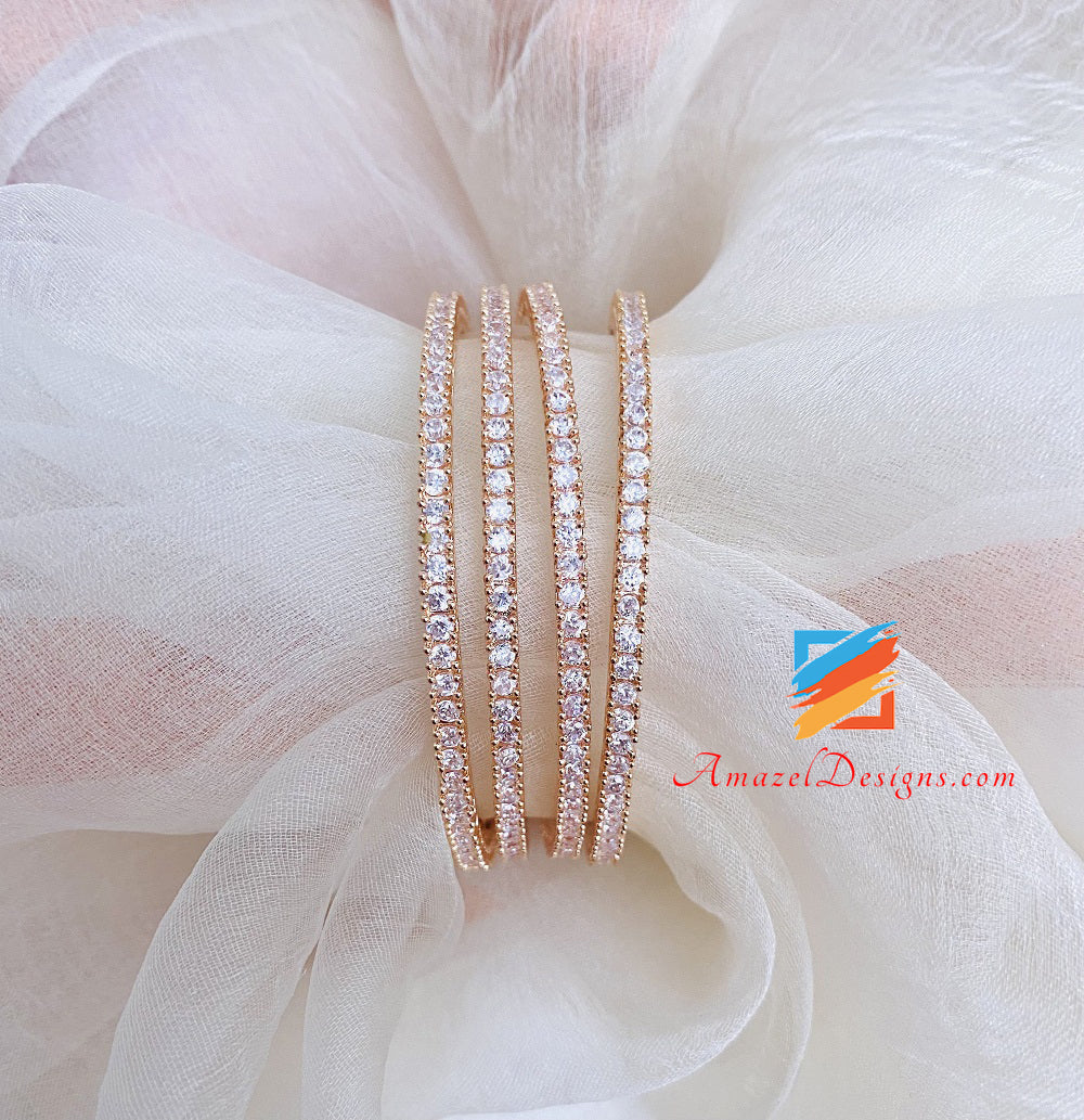 American diamond gold on sale bangles